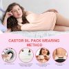 Picture of YEXIAOBOY Castor Oil Pack Wrap, Castor Oil Vest Pack with 2oz Organic Castor Oil Cold Pressed Glass Bottle